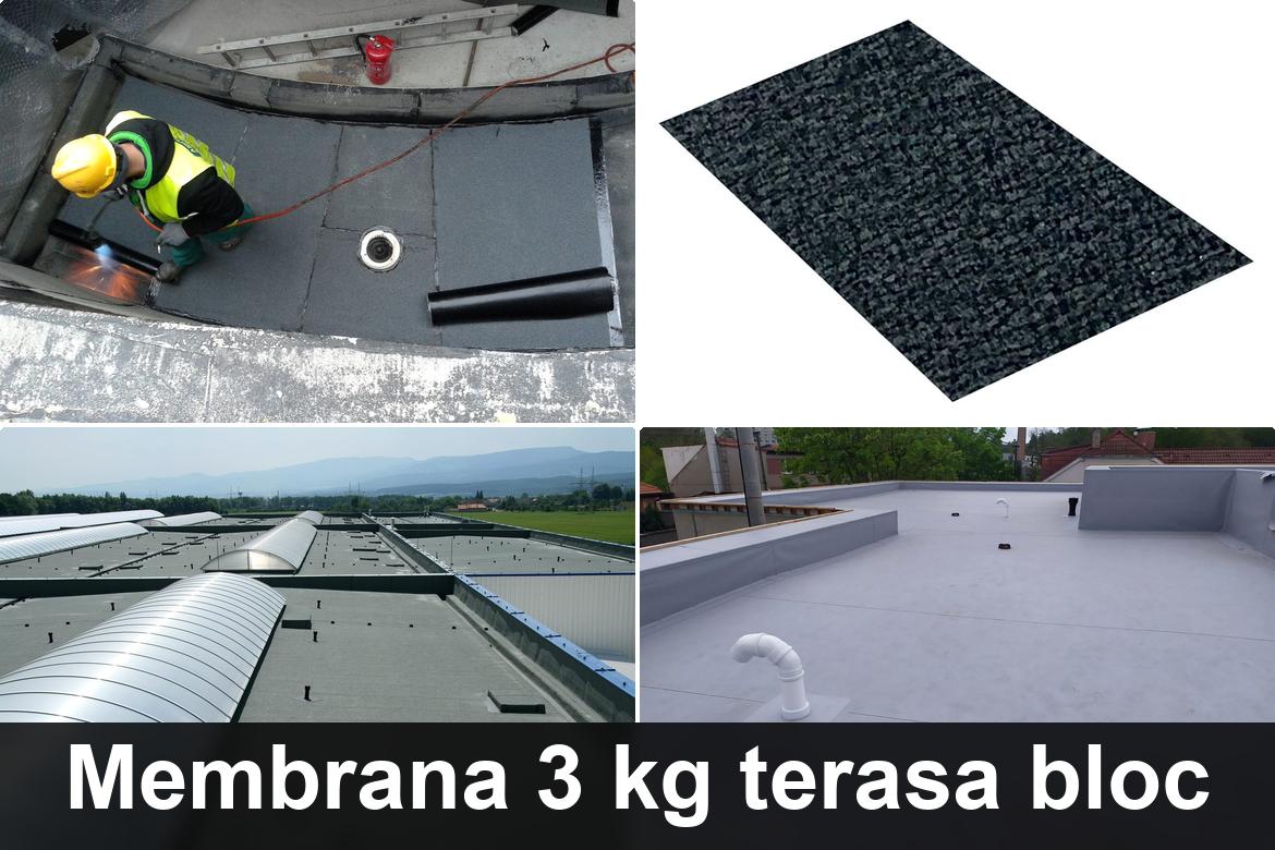 hidroizolatie terasa cu membrana bituminoasa