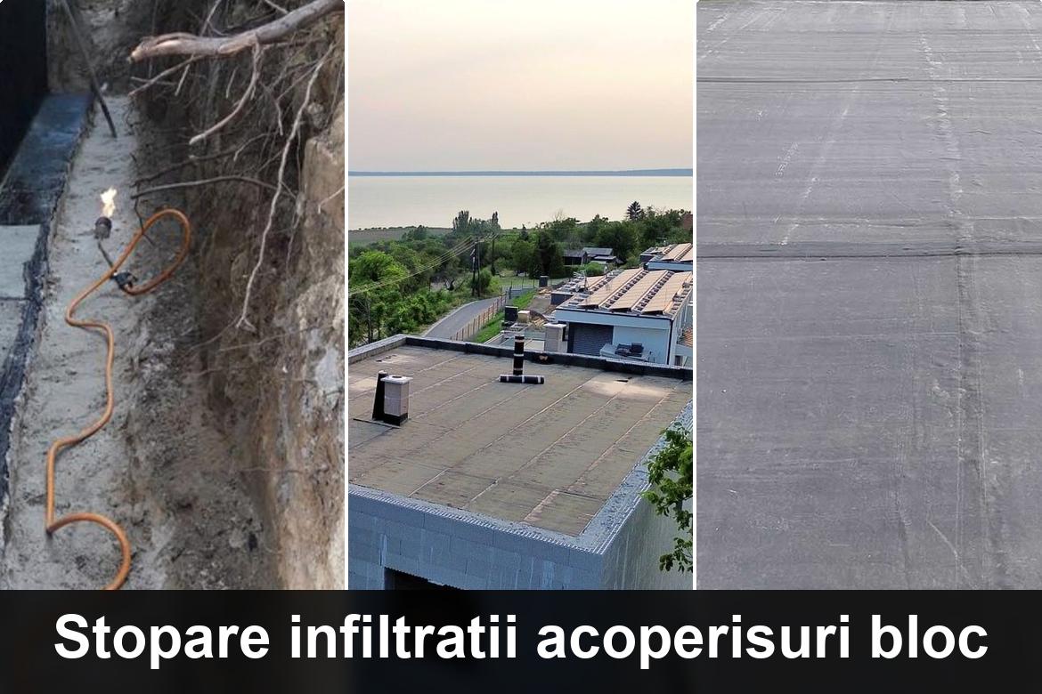 lucrare hidroizolatie terasa finalizata