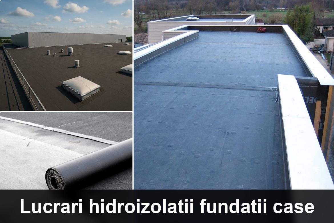 hidroizolatie terasa cu membrana bituminoasa