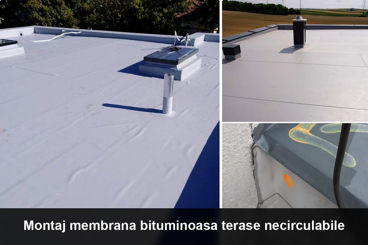 hidroizolatie terasa cu membrana bituminoasa