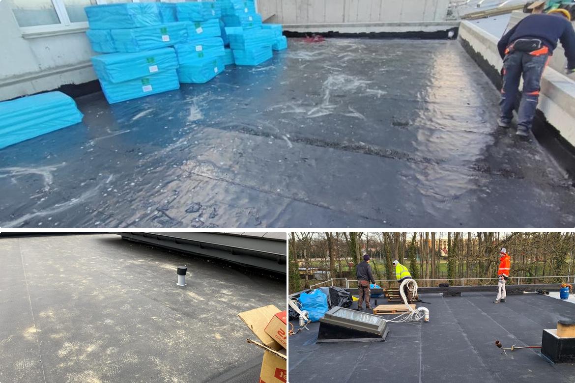 hidroizolatie terasa cu membrana bituminoasa