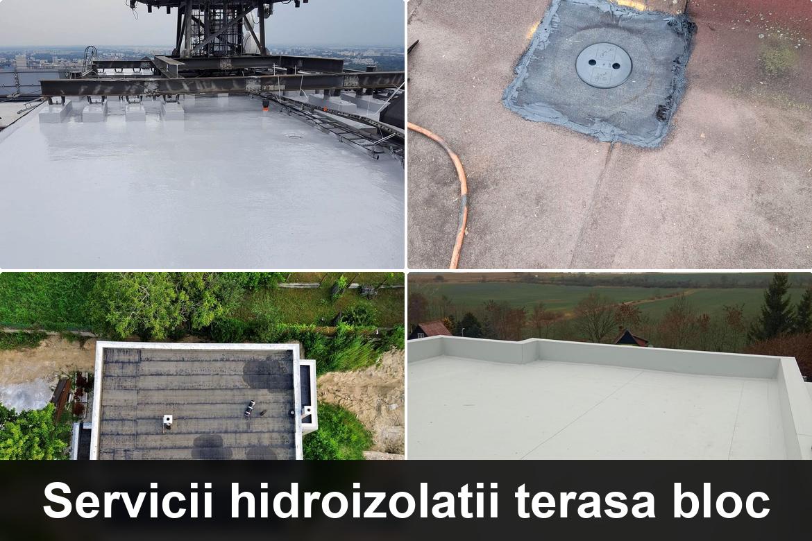 hidroizolatie terasa cu membrana bituminoasa