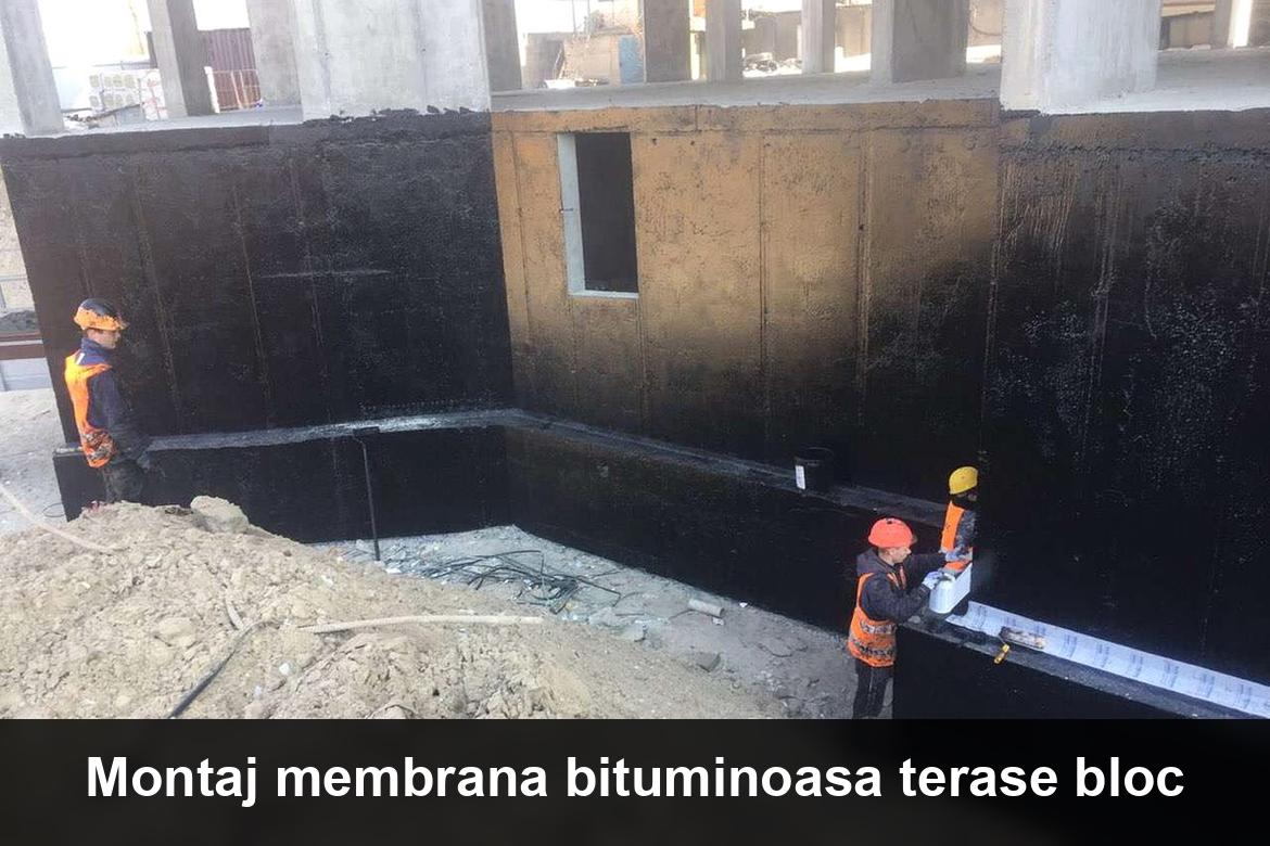 lucrare hidroizolatie terasa finalizata