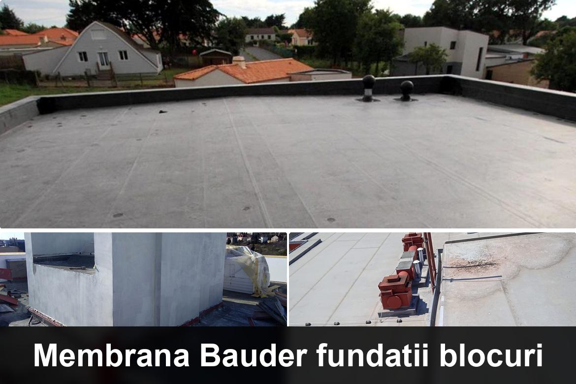 hidroizolatie terasa cu membrana bituminoasa