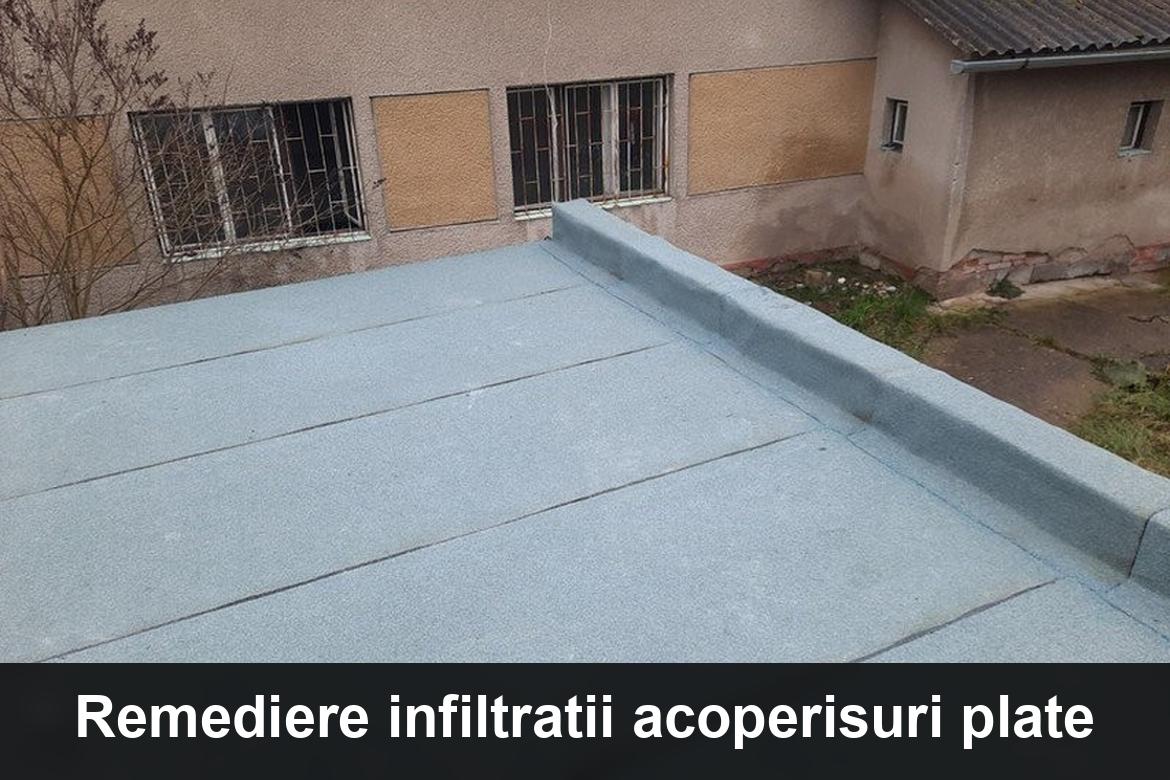 lucrare hidroizolatie terasa finalizata