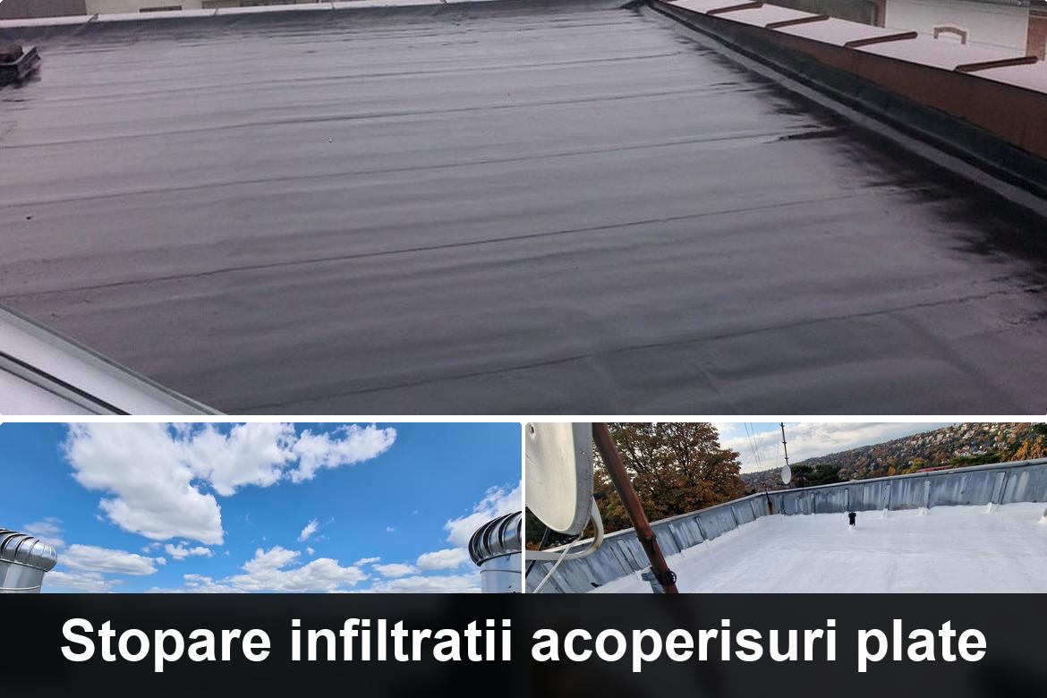 hidroizolatie terasa cu membrana bituminoasa