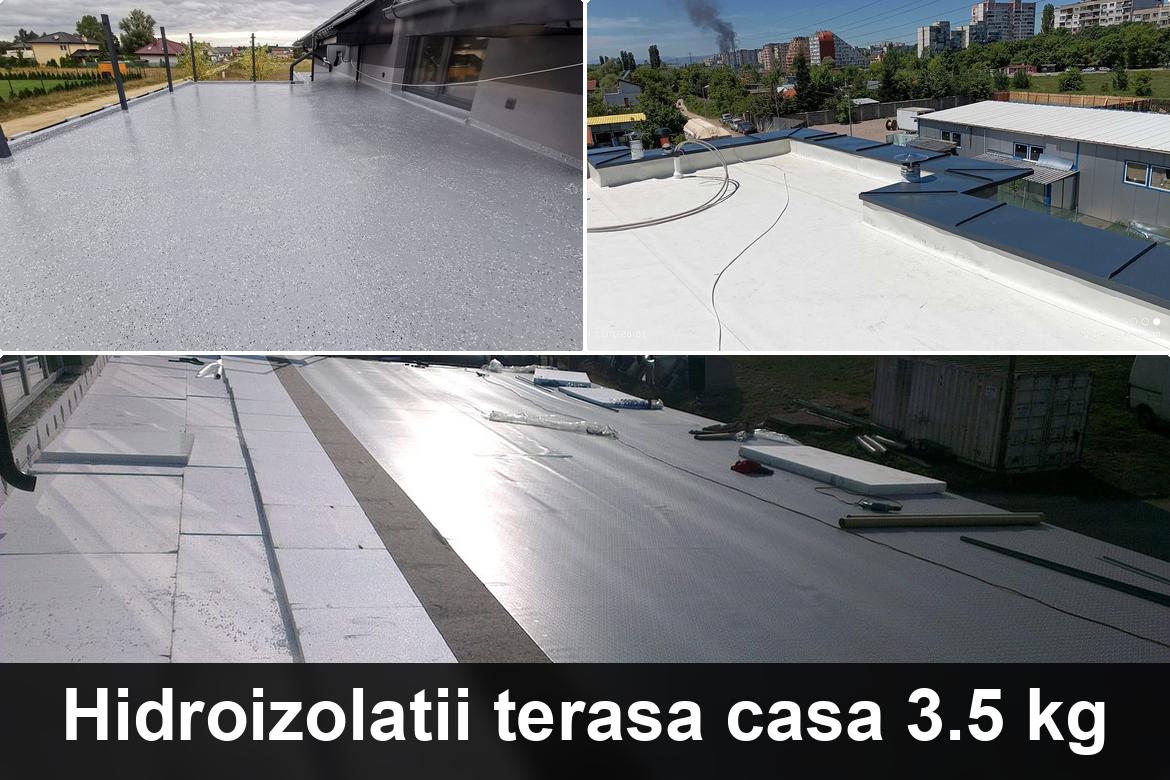 lucrare hidroizolatie terasa finalizata