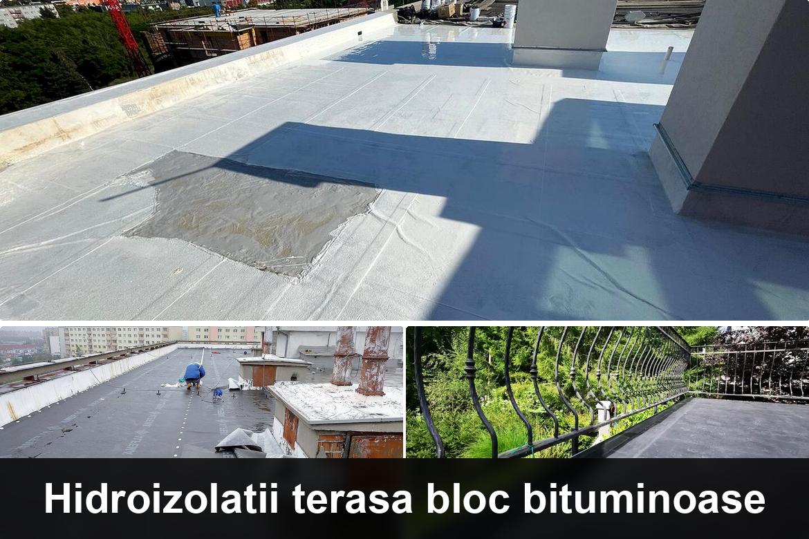 hidroizolatie terasa cu membrana bituminoasa