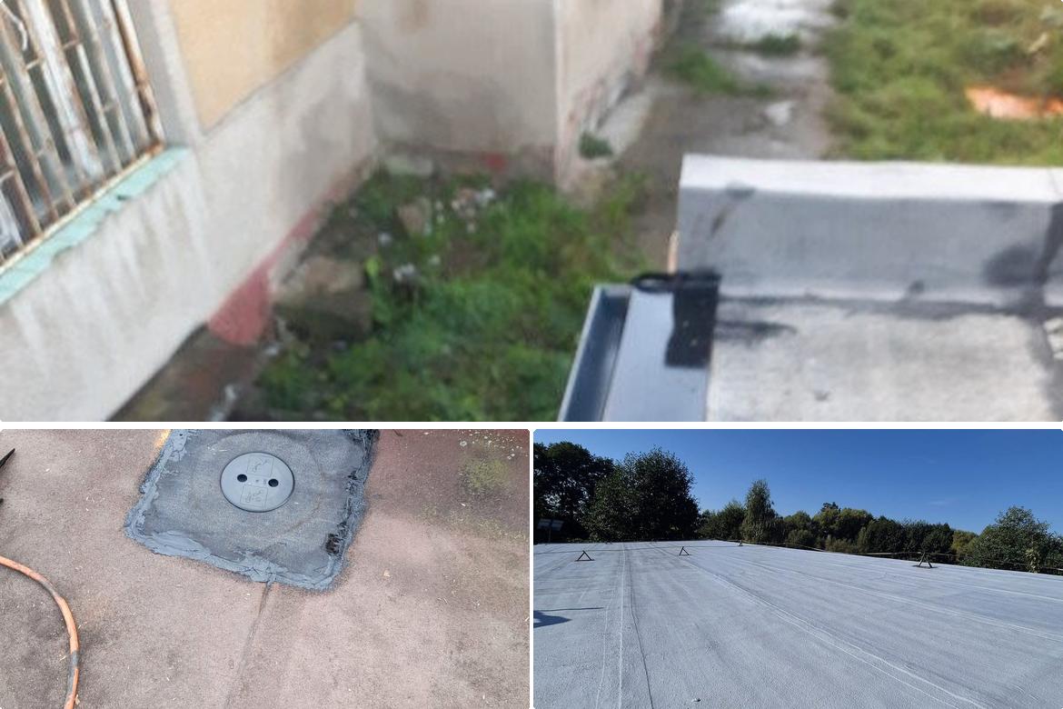 lucrare hidroizolatie terasa finalizata