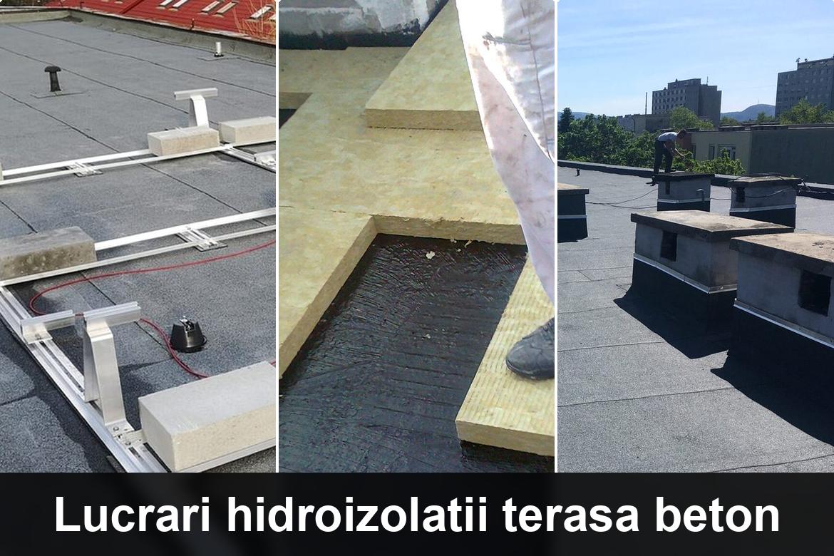 lucrare hidroizolatie terasa finalizata