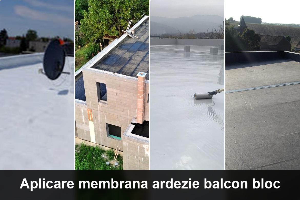 hidroizolatie terasa cu membrana bituminoasa