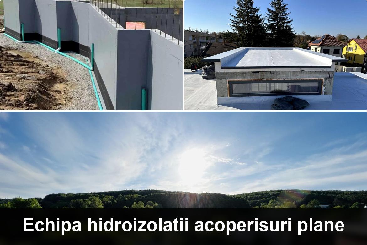 lucrare hidroizolatie terasa finalizata