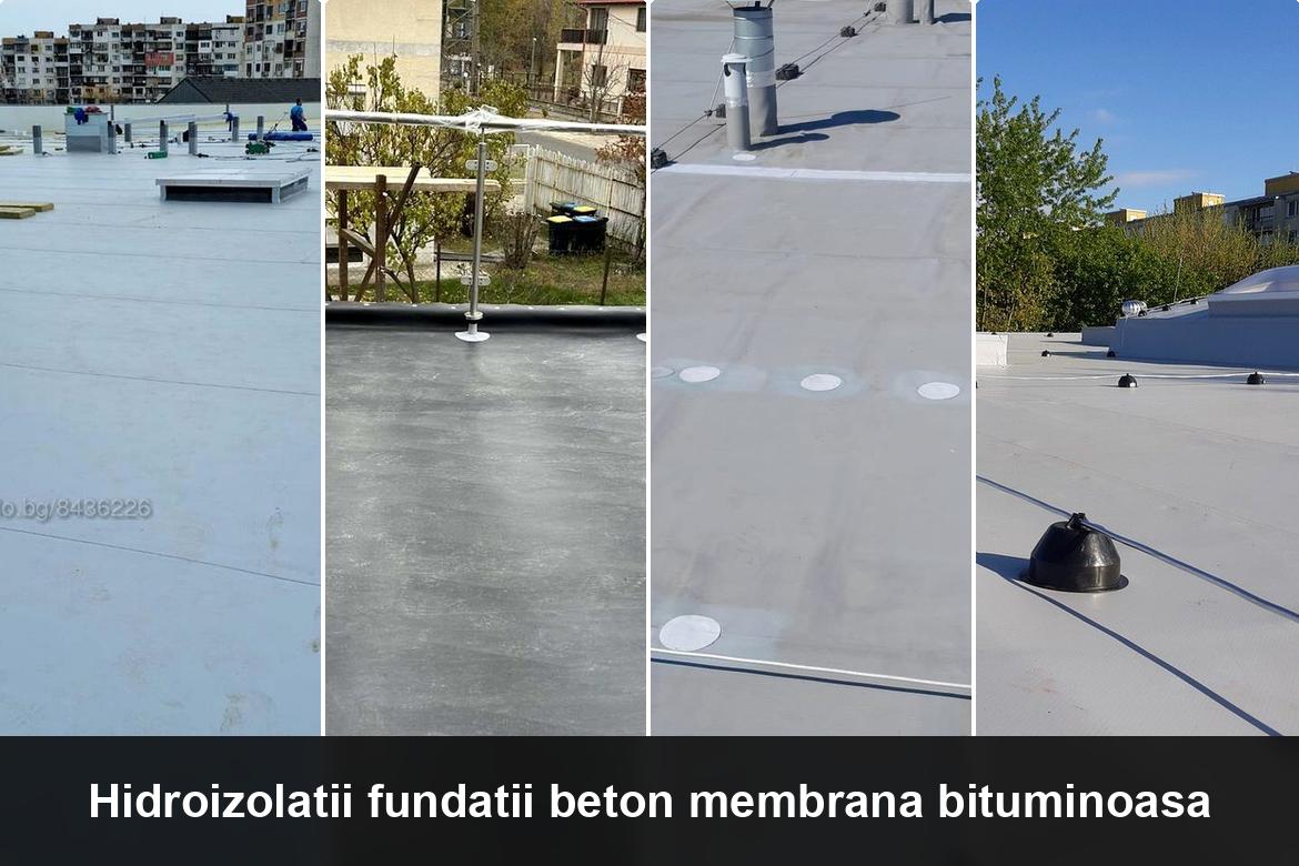hidroizolatie terasa cu membrana bituminoasa