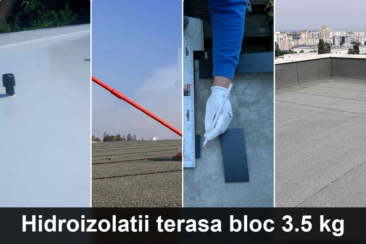 hidroizolatie terasa cu membrana bituminoasa