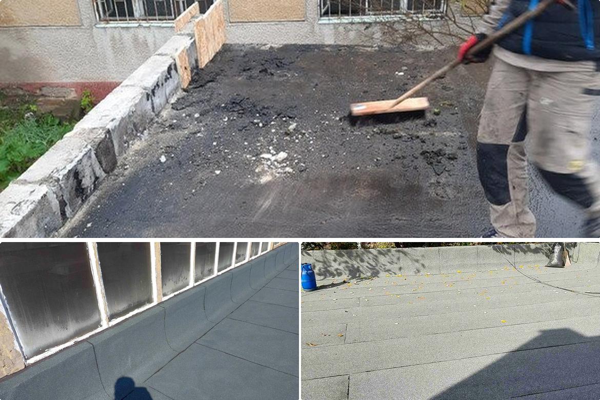 detaliu hidroizolatie terasa termosudabila