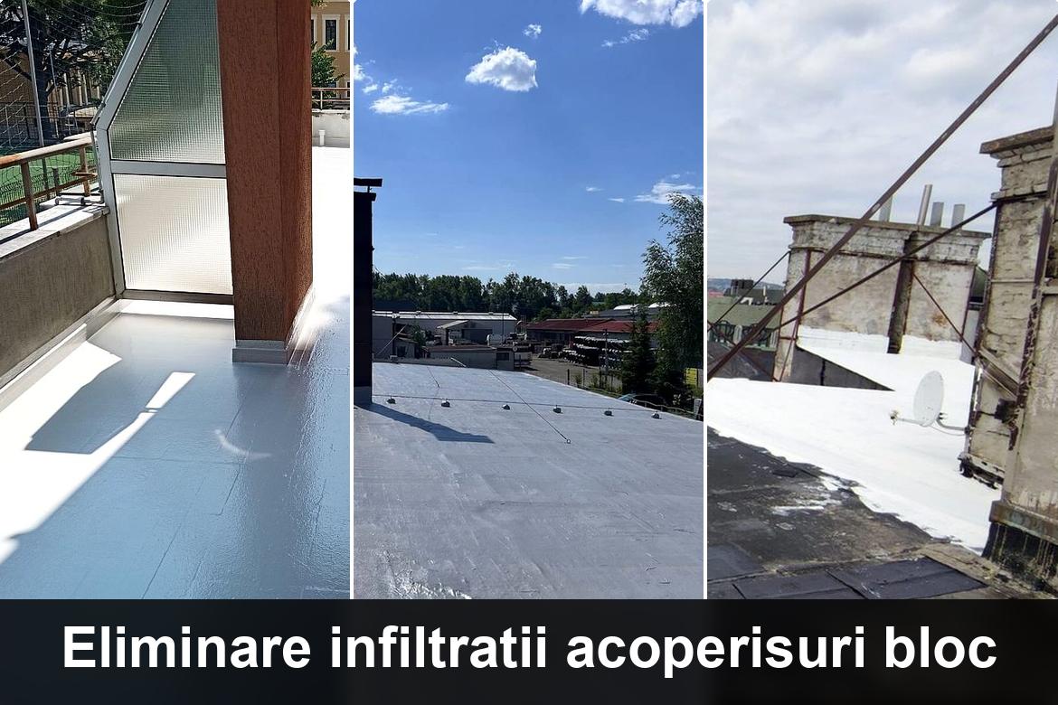 lucrare hidroizolatie terasa finalizata