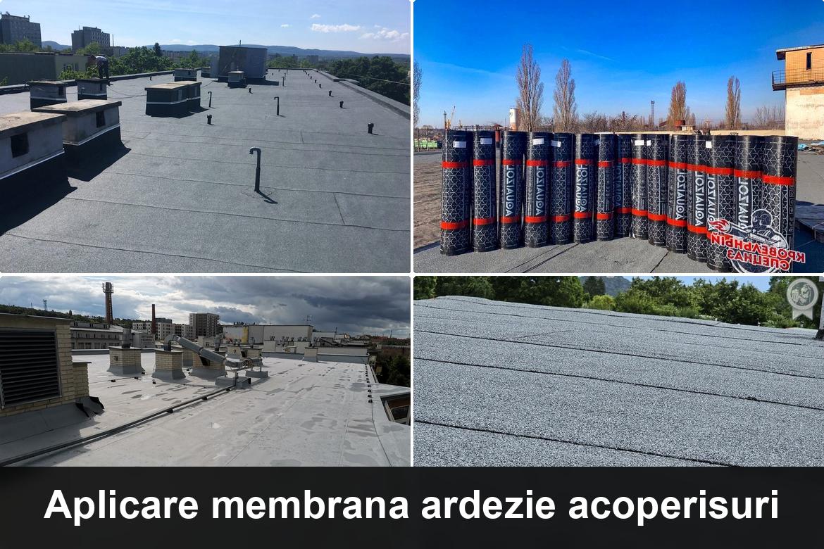 hidroizolatie terasa cu membrana bituminoasa