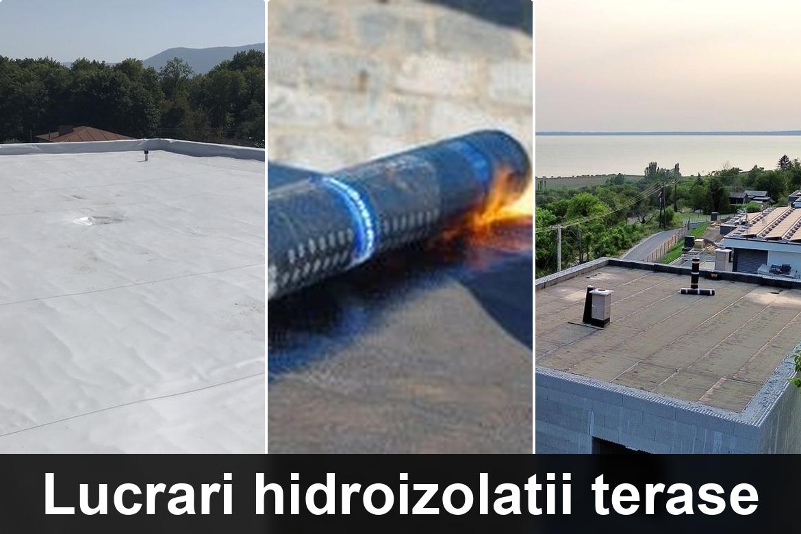 hidroizolatie terasa cu membrana bituminoasa