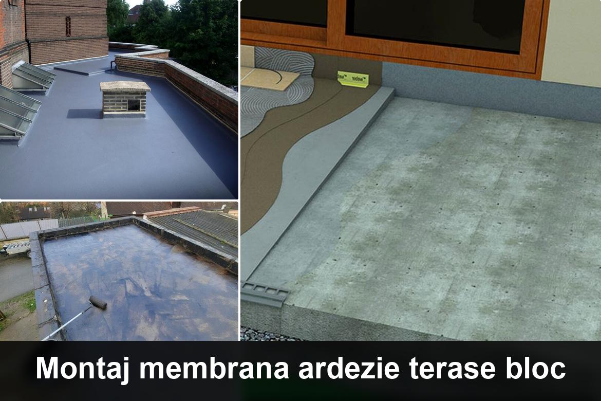 lucrare hidroizolatie terasa finalizata