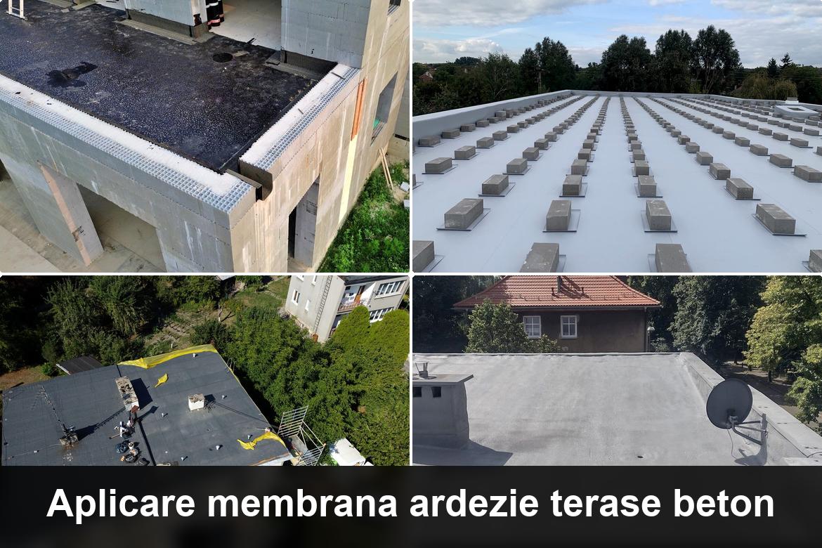 lucrare hidroizolatie terasa finalizata