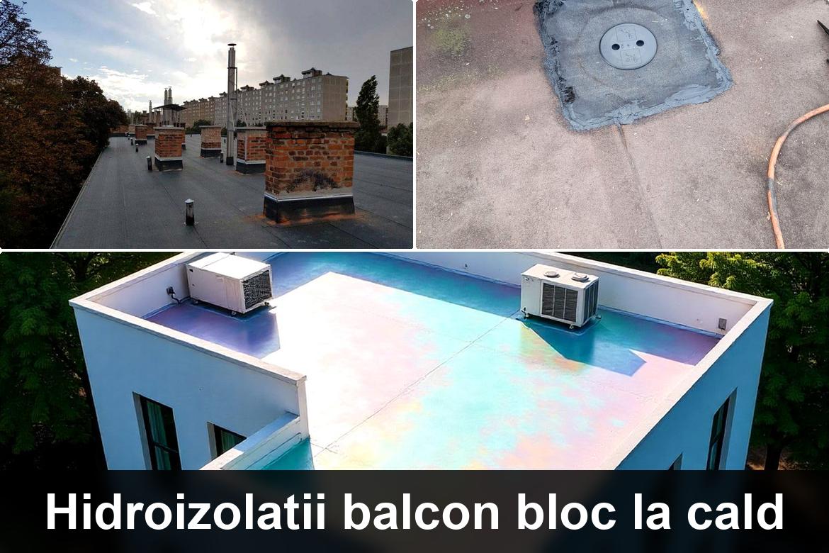 hidroizolatie terasa cu membrana bituminoasa