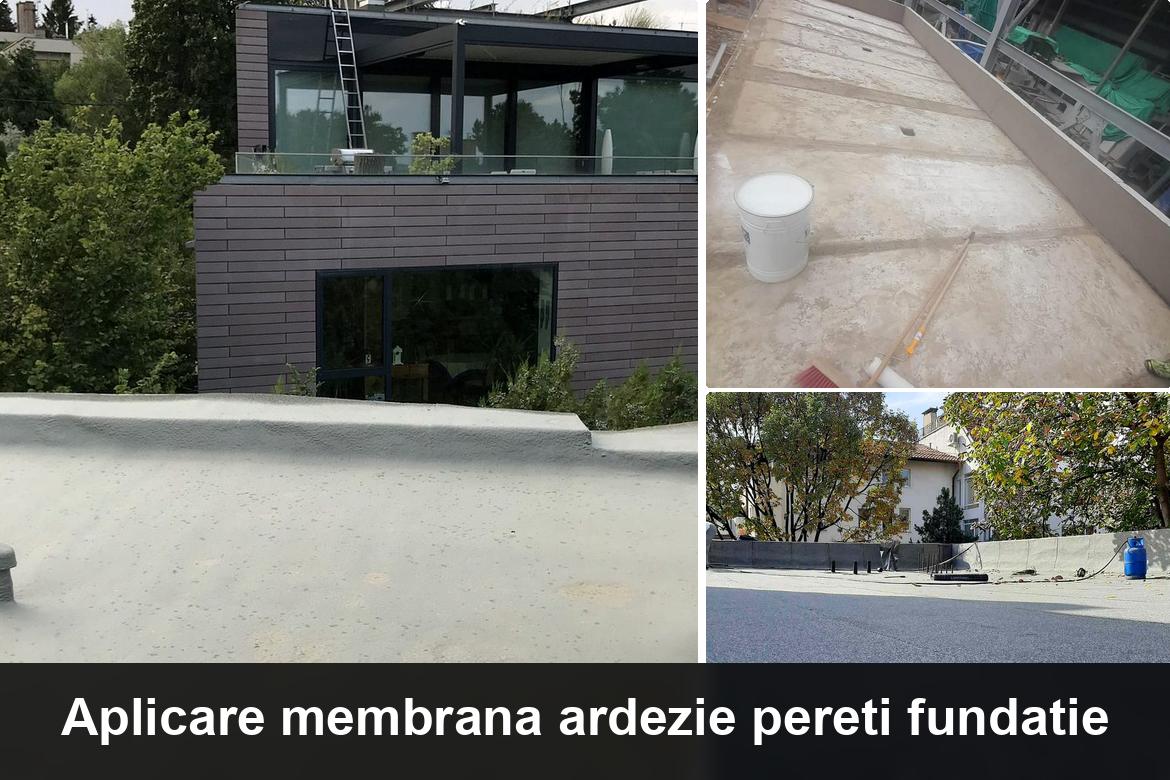 hidroizolatie terasa cu membrana bituminoasa