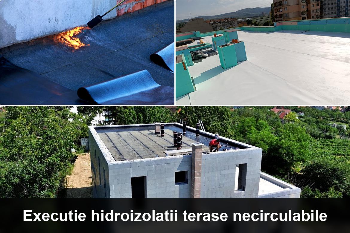 hidroizolatie terasa cu membrana bituminoasa