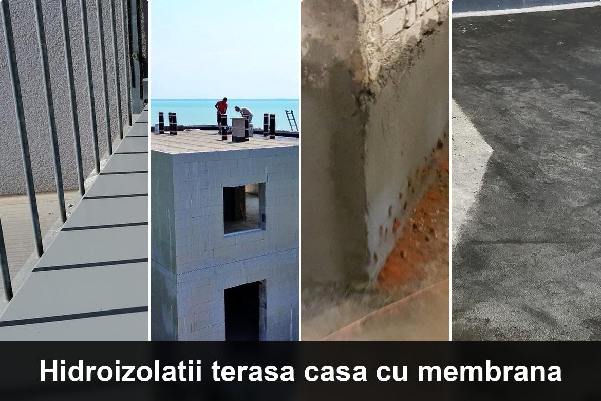 lucrare hidroizolatie terasa finalizata