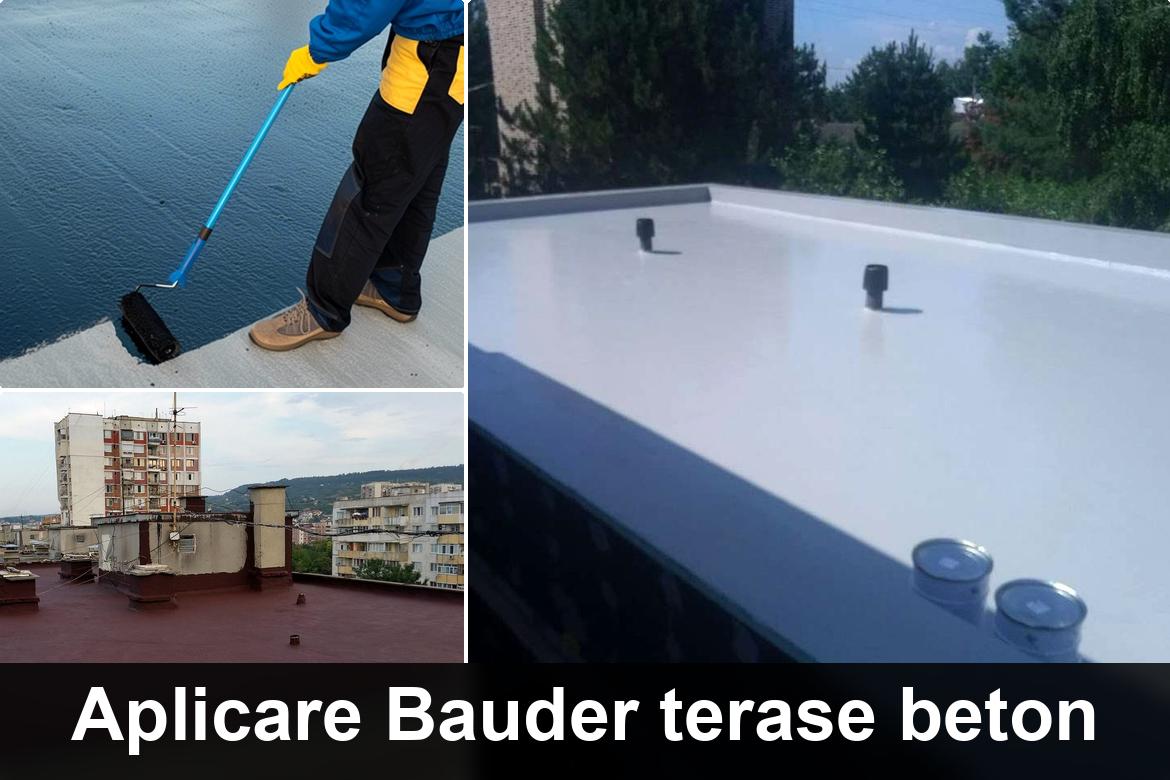 lucrare hidroizolatie terasa finalizata
