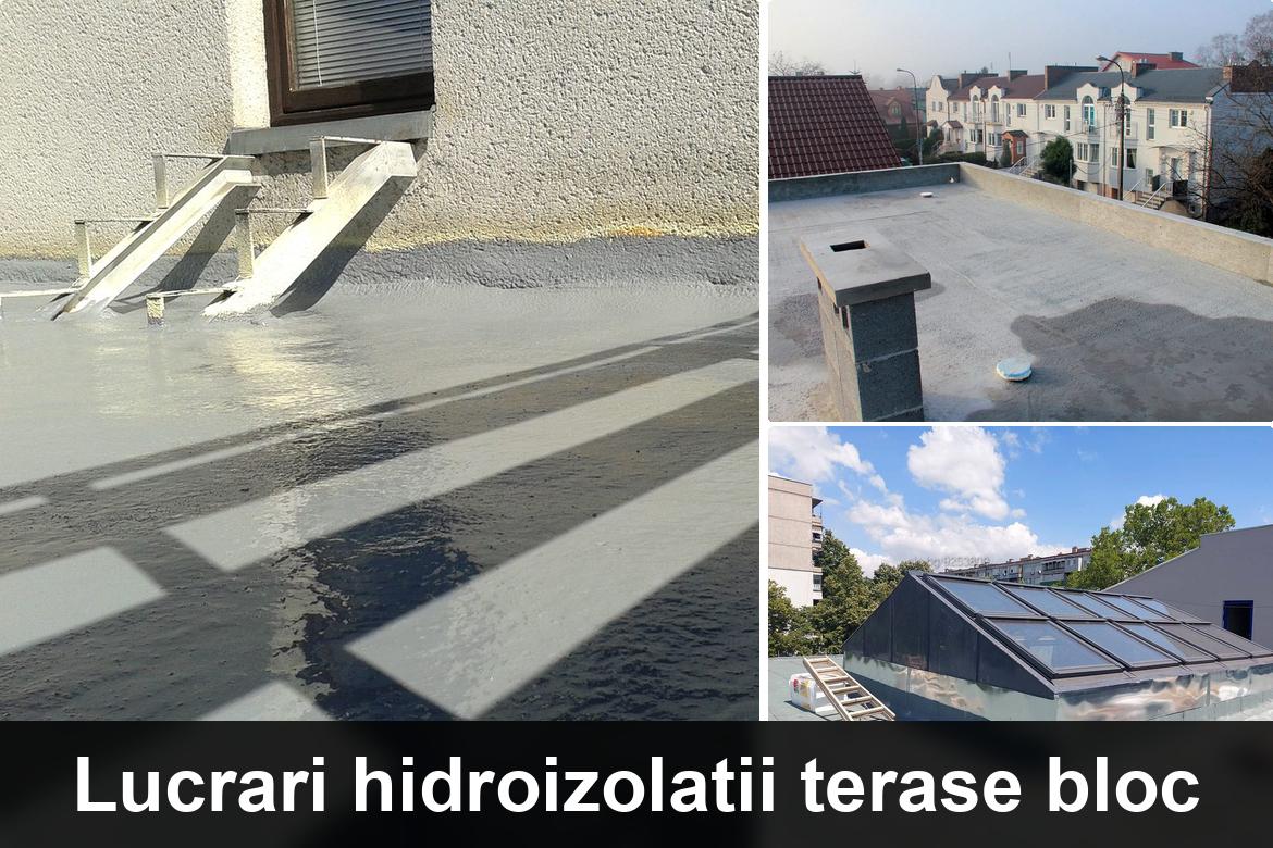 hidroizolatie terasa cu membrana bituminoasa