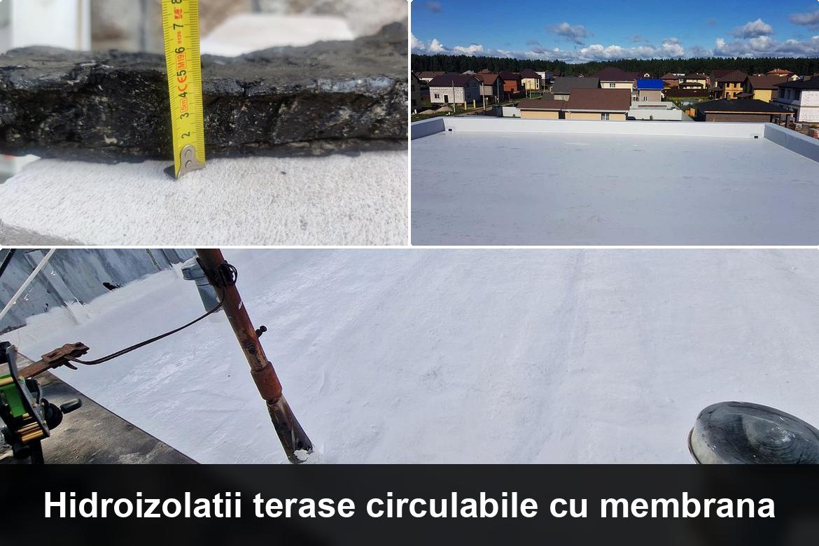 hidroizolatie terasa cu membrana bituminoasa