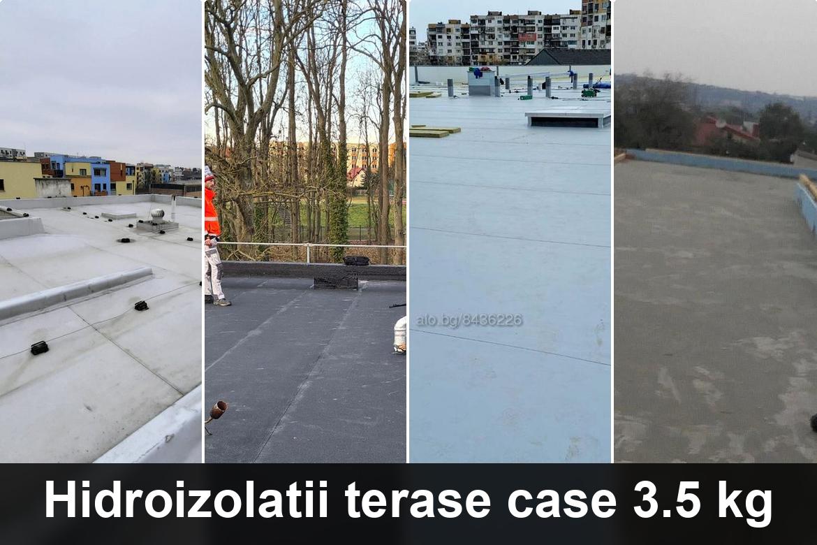 lucrare hidroizolatie terasa finalizata