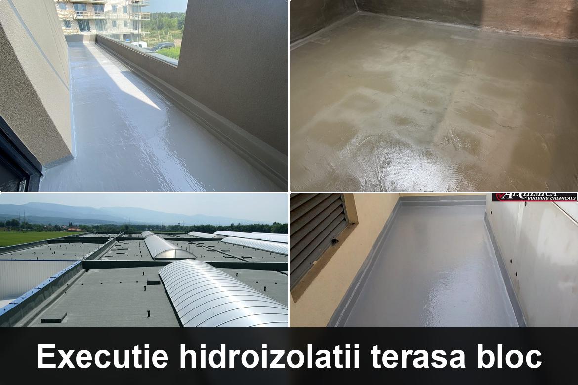 lucrare hidroizolatie terasa finalizata