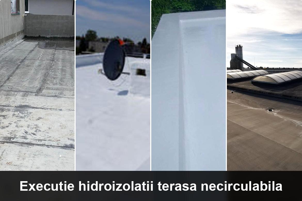 lucrare hidroizolatie terasa finalizata