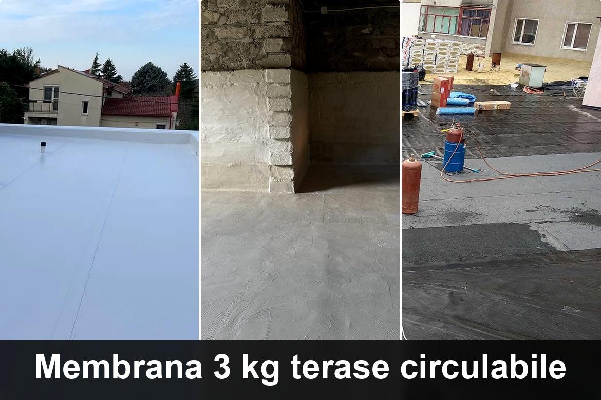 lucrare hidroizolatie terasa finalizata