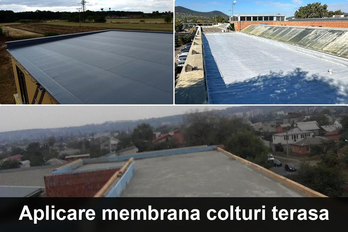 hidroizolatie terasa cu membrana bituminoasa