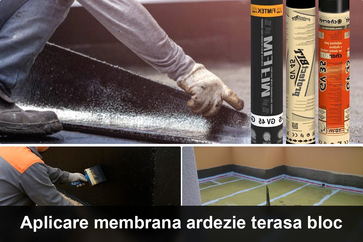 hidroizolatii terase prundu