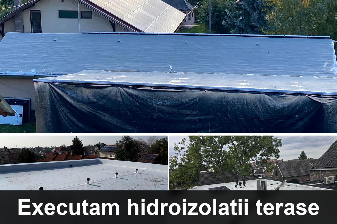 lucrare hidroizolatie terasa finalizata