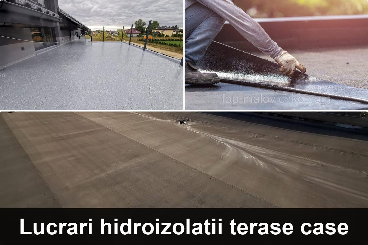 lucrare hidroizolatie terasa finalizata