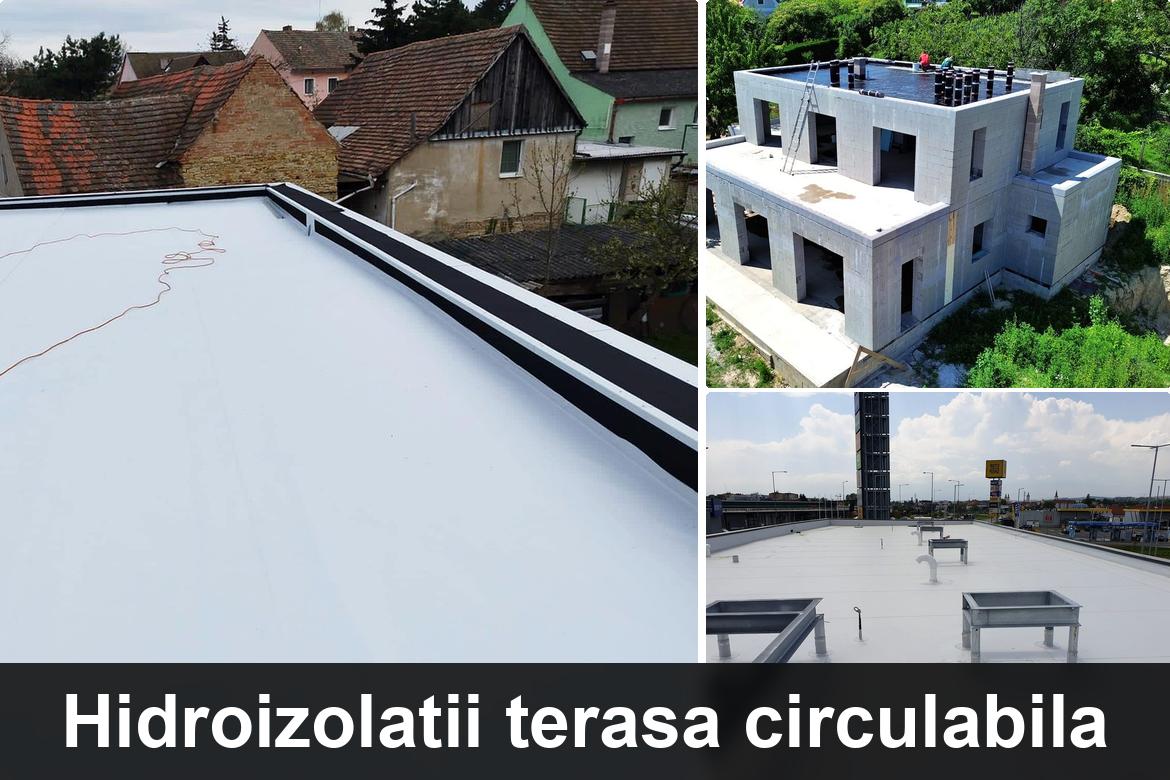 hidroizolatie terasa cu membrana bituminoasa