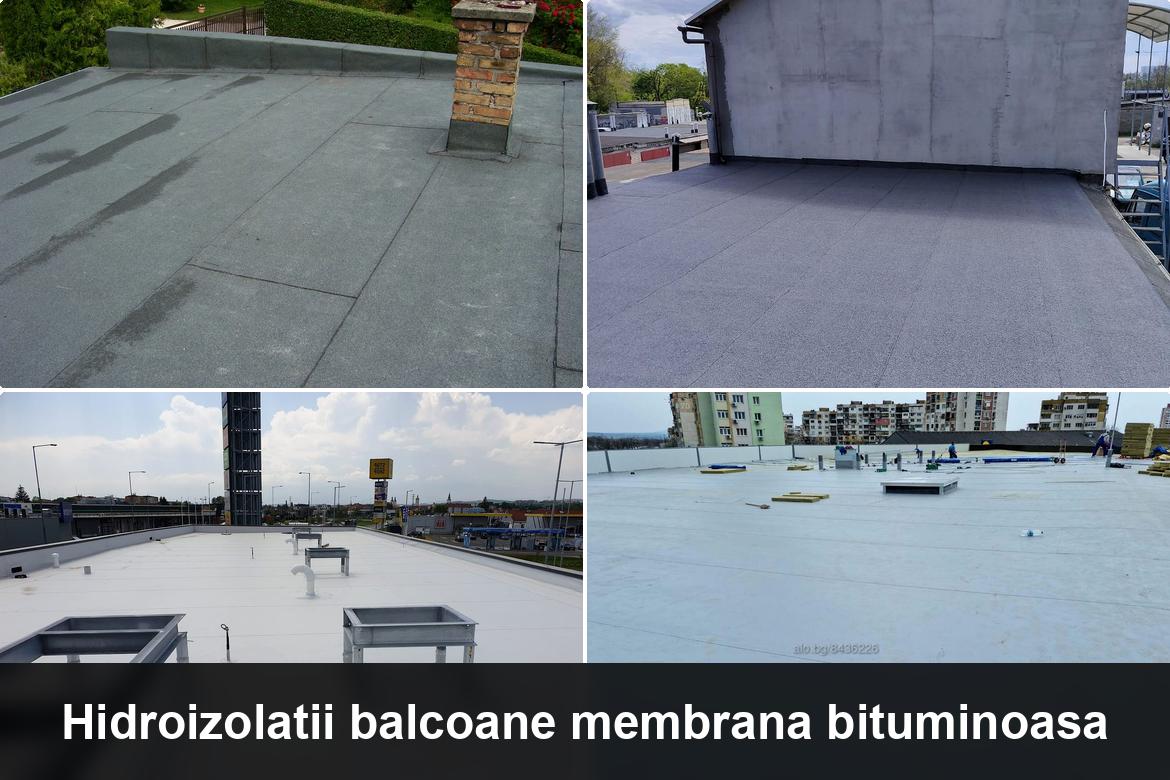 hidroizolatie terasa cu membrana bituminoasa