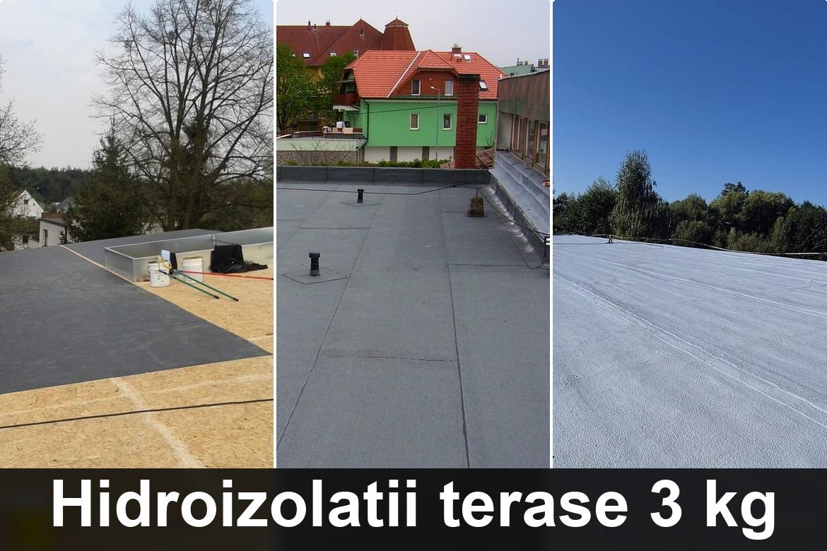 hidroizolatie terasa cu membrana bituminoasa