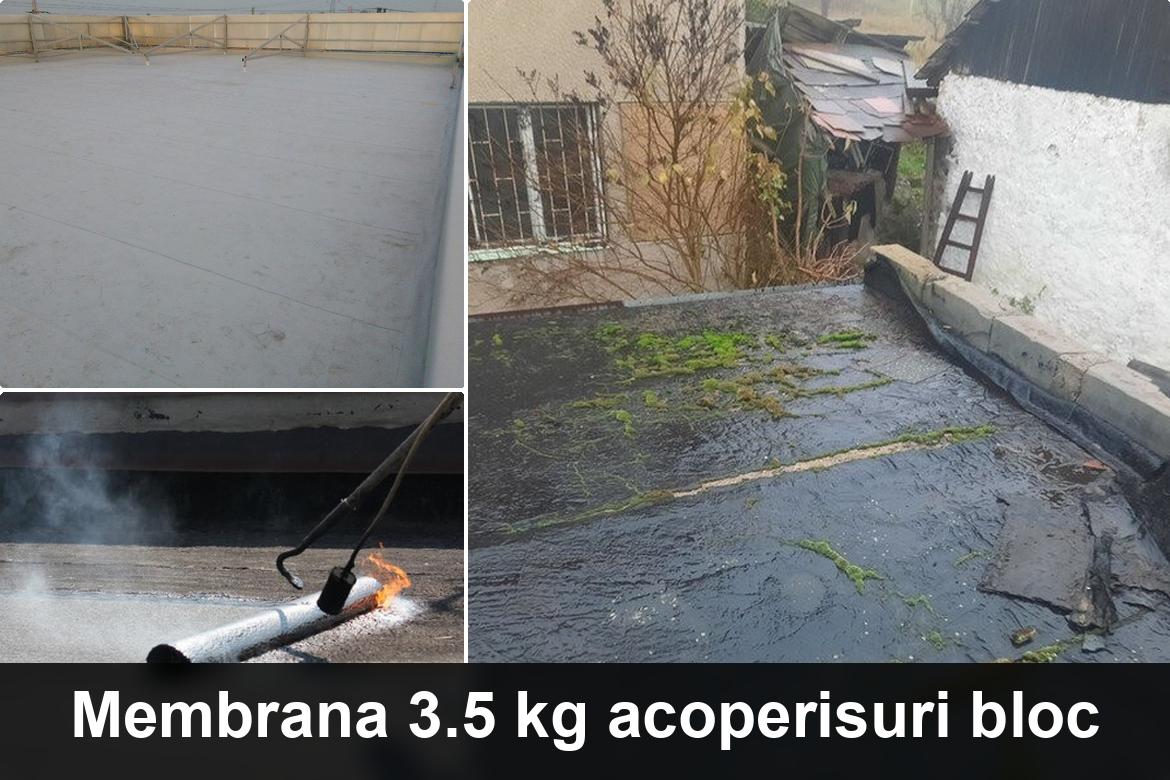 hidroizolatie terasa cu membrana bituminoasa