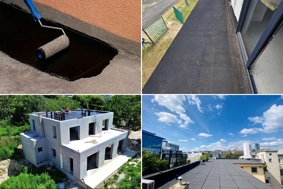 hidroizolatie terasa cu membrana bituminoasa