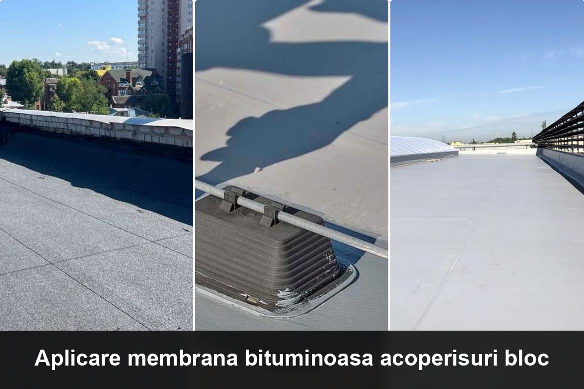 lucrare hidroizolatie terasa finalizata