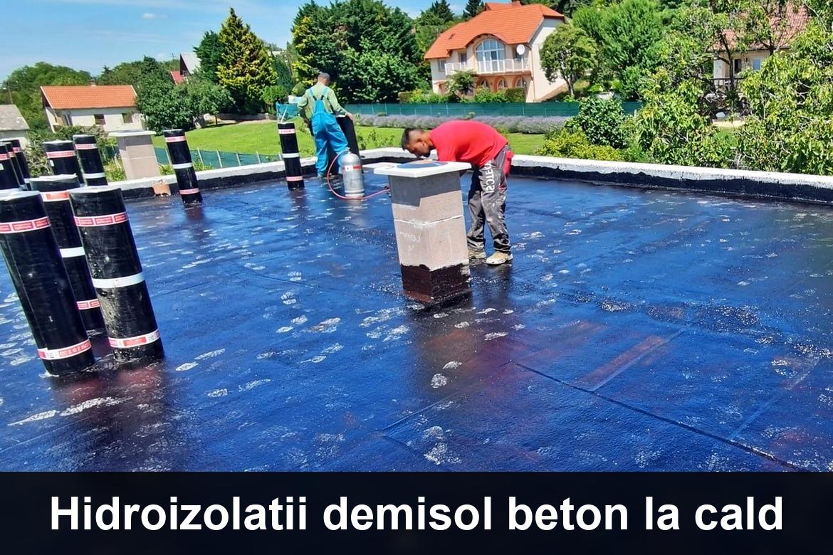 hidroizolatie terasa cu membrana bituminoasa
