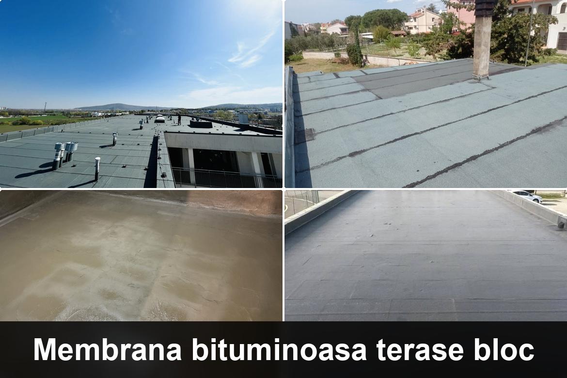 hidroizolatie terasa cu membrana bituminoasa