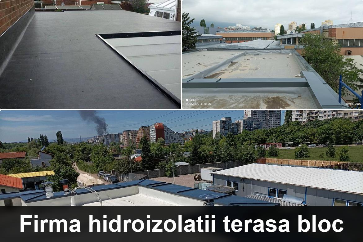 lucrare hidroizolatie terasa finalizata