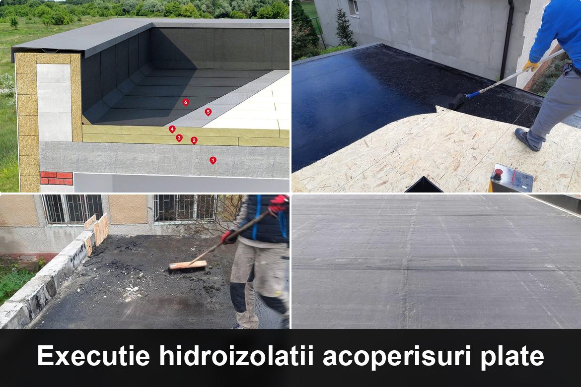 lucrare hidroizolatie terasa finalizata