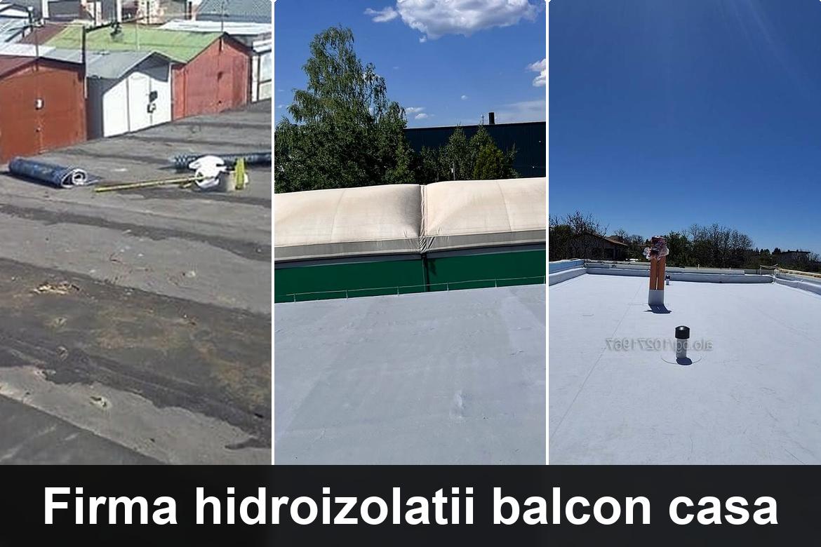 hidroizolatii terase seica mare